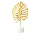 Iron Monstera Leaf Ornament Photo Prop Living Room Desktop TV Cabinet Decoration- S