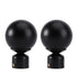 2pcs Decorative Curtain Rod End Caps, Plug Style Rod Decor