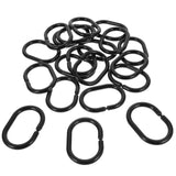 20pcs Plastic Shower Curtain Hooks Rings Curtain Hanger Hooks
