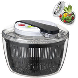 3L Salad Spinner with Lid, Small Vegetable and Fruit Washer & Dryer