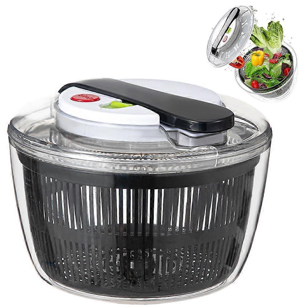 3L Salad Spinner with Lid, Small Vegetable and Fruit Washer & Dryer