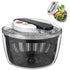 3L Salad Spinner with Lid, Small Vegetable and Fruit Washer & Dryer