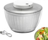 Electric Salad Spinner 4.5L, Rechargeable Large Lettuce Dryer