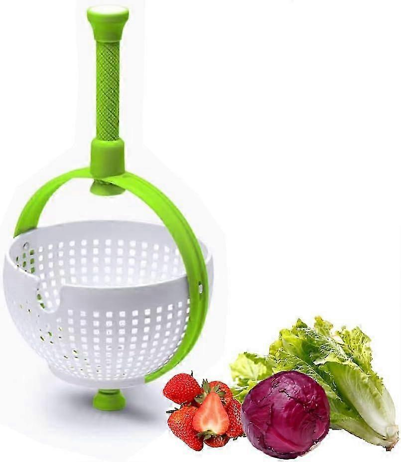 Collapsible Salad Spinner, 3 Quart Large Capacity Dryer