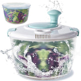 Salad Spinner 4.8Qt Vegetable Lettuce Washer Dryer Bowl