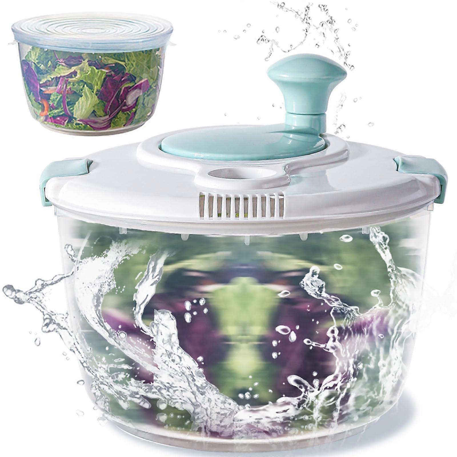 Salad Spinner 4.8Qt Vegetable Lettuce Washer Dryer Bowl