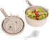Progressive Salad Spinner with Long Handle, Veg & Fruit Washer