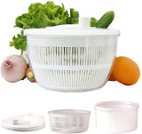 Salad Spinner 4.5L Plastic BPA-Free Non-Slip Vegetable Dryer