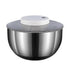 4.5L Electric Salad Spinner Vegetable Washer Silver White