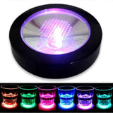LED Drink Coasters with Light Gravity Sensor for Bar Party Club
