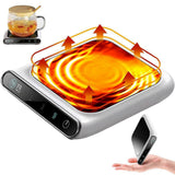 Ceramic Heated Drink Coaster Mug Cup Warmer Thermo Coaster Elegant