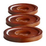 3pcs Wooden Whisky Glass Coasters Drink Cup Pads