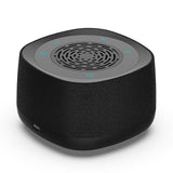 Bluetooth White Noise Machine 14 Sounds Rechargeable Breathing Light Black