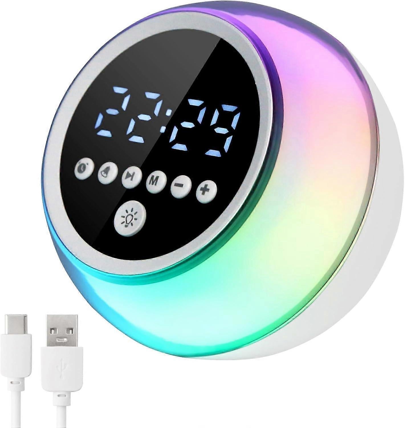 White Noise Machine Sleep Sound Device with Color Changing Lamp