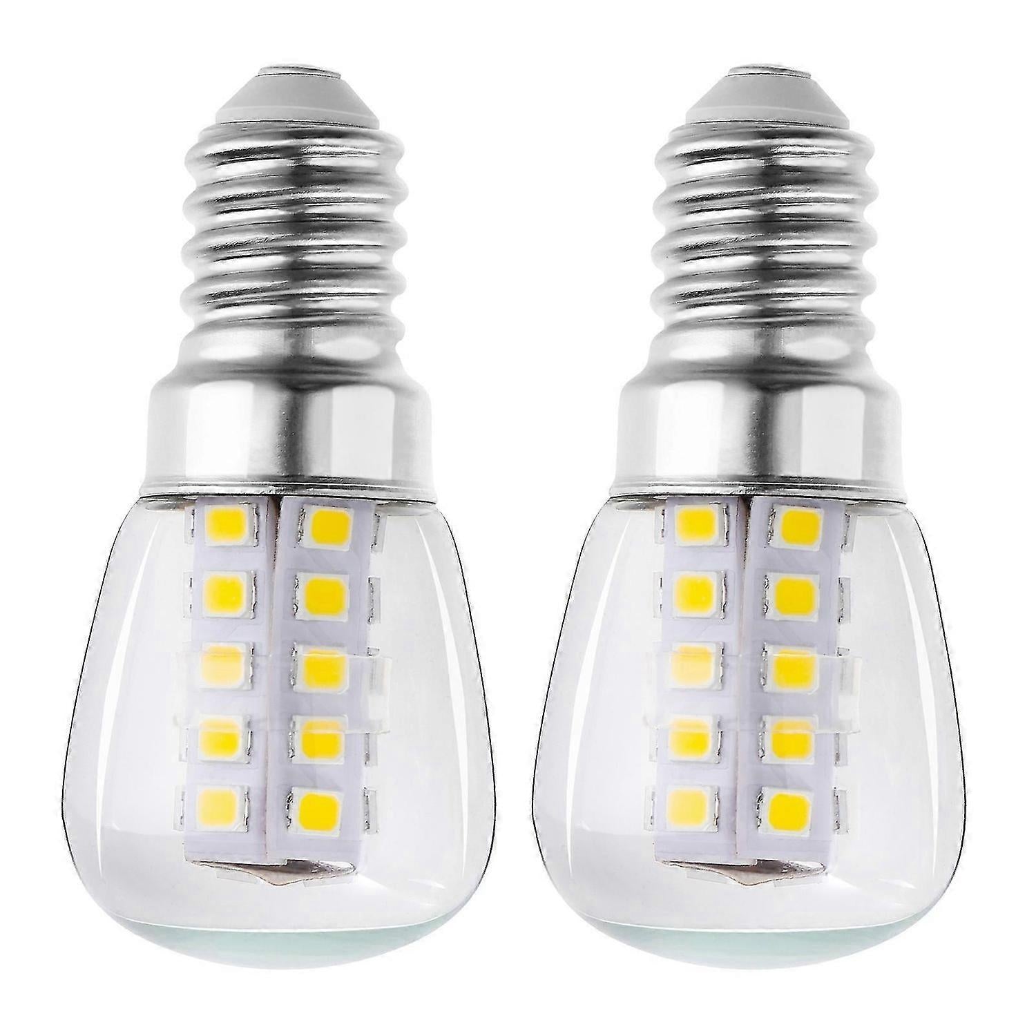 2pcs Microwave Oven Refrigerator Appliance Light Bulbs Small Screw
