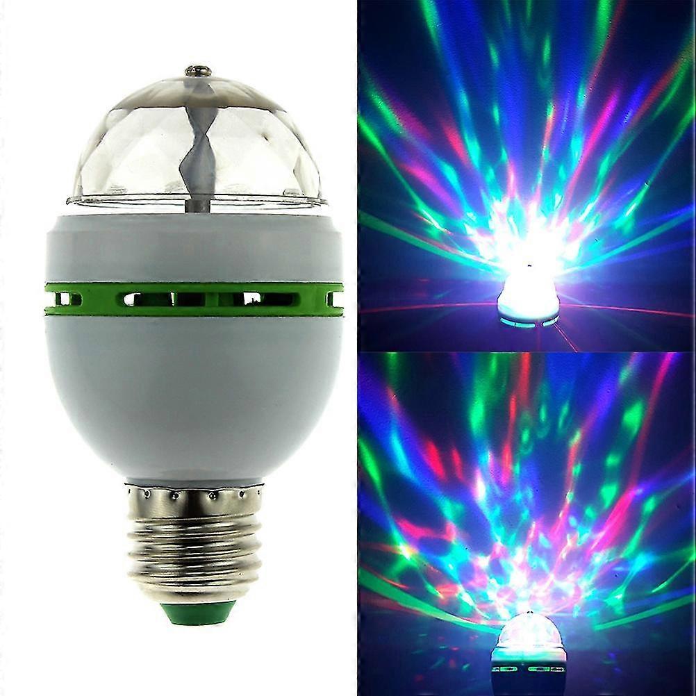 LED Rotating Disco Light Bulb Colorful Party Lamp