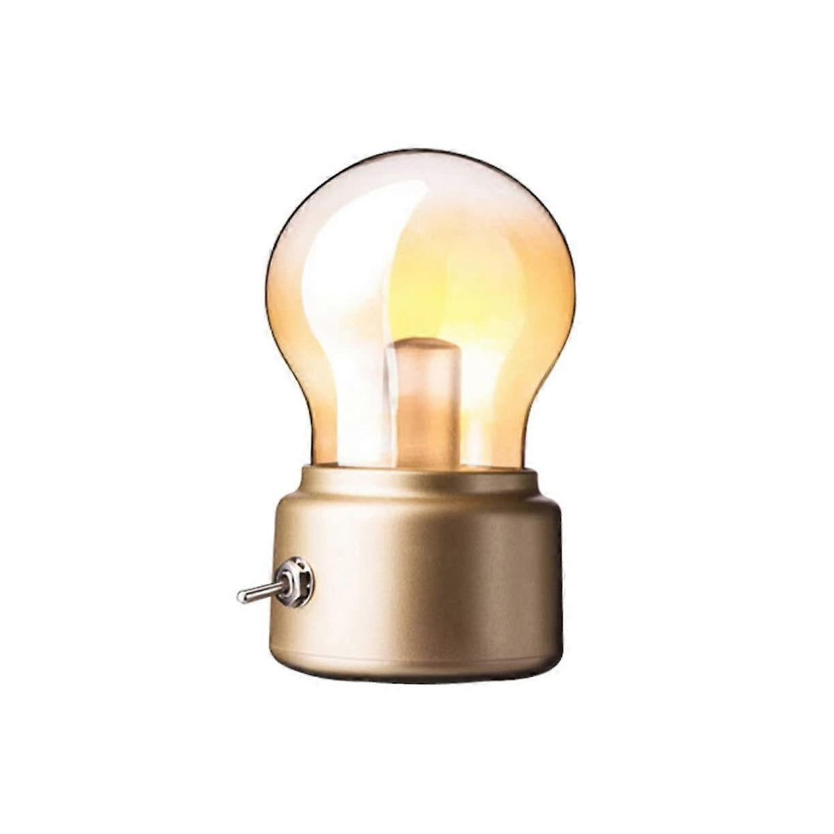 USB Rechargeable LED Light Bulb Retro Desk Night Lamp