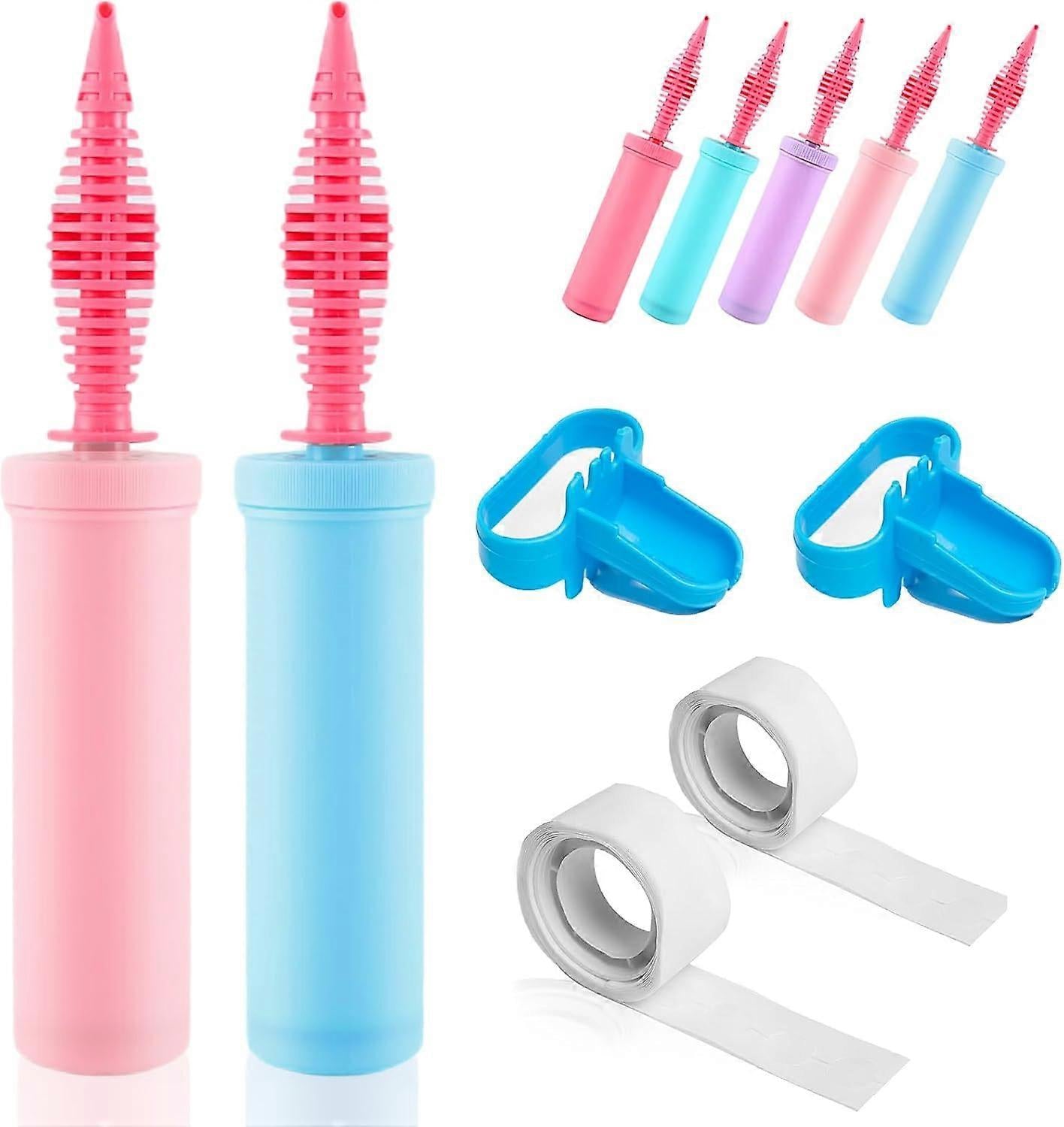 2pcs Manual Balloon Pump Hand Air Pump Random Color for Party Balloons