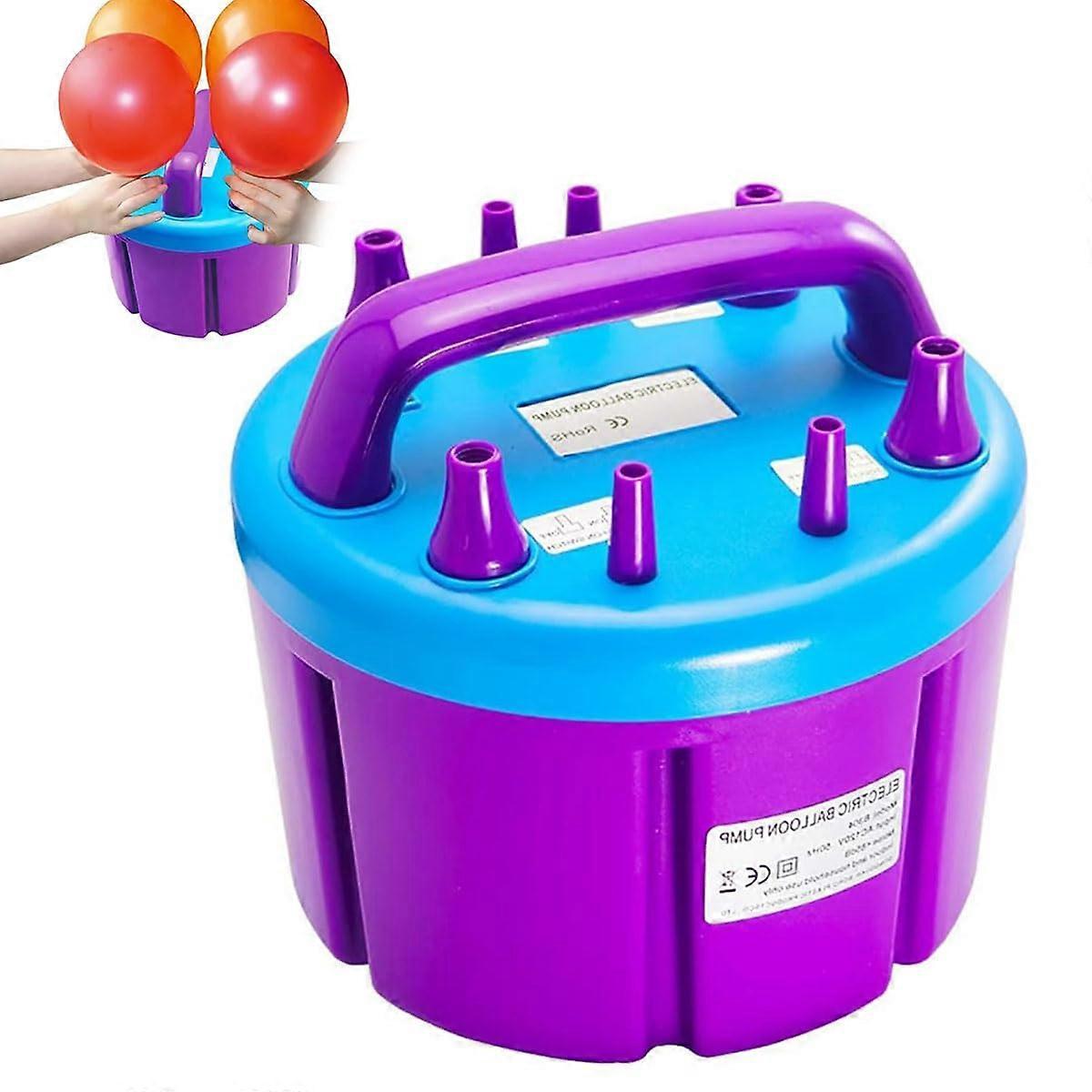 Electric Balloon Pump 900W Portable Air Blower with 4 Nozzles for Decoration