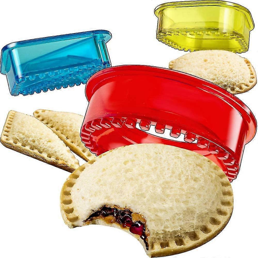 3pcs Sandwich Cutter and Sealer Set Sandwich Maker Cutters