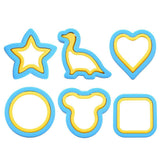 Plastic Sandwich Maker Bread Moulds Lunch Sandwich Cutters
