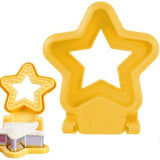 Star Shape Sandwich Cutter Yellow Biscuit Bread Cutter for Babies