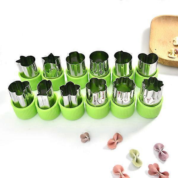 Stainless Steel Cookie Vegetable Fruit Cutters Random Shape Sandwich Cutters for Babies