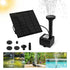 Solar Fountain 1.2W Outdoor Garden Solar Water Fountain Pump