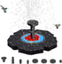 Solar Fountain Pump with 4 Nozzles for Bird Bath Garden