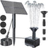 Solar Bird Bath Fountain Pump with Tubing Outdoor Water Pump