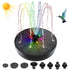 Solar Water Fountain with 8 Jet Lights Floating Solar Pump