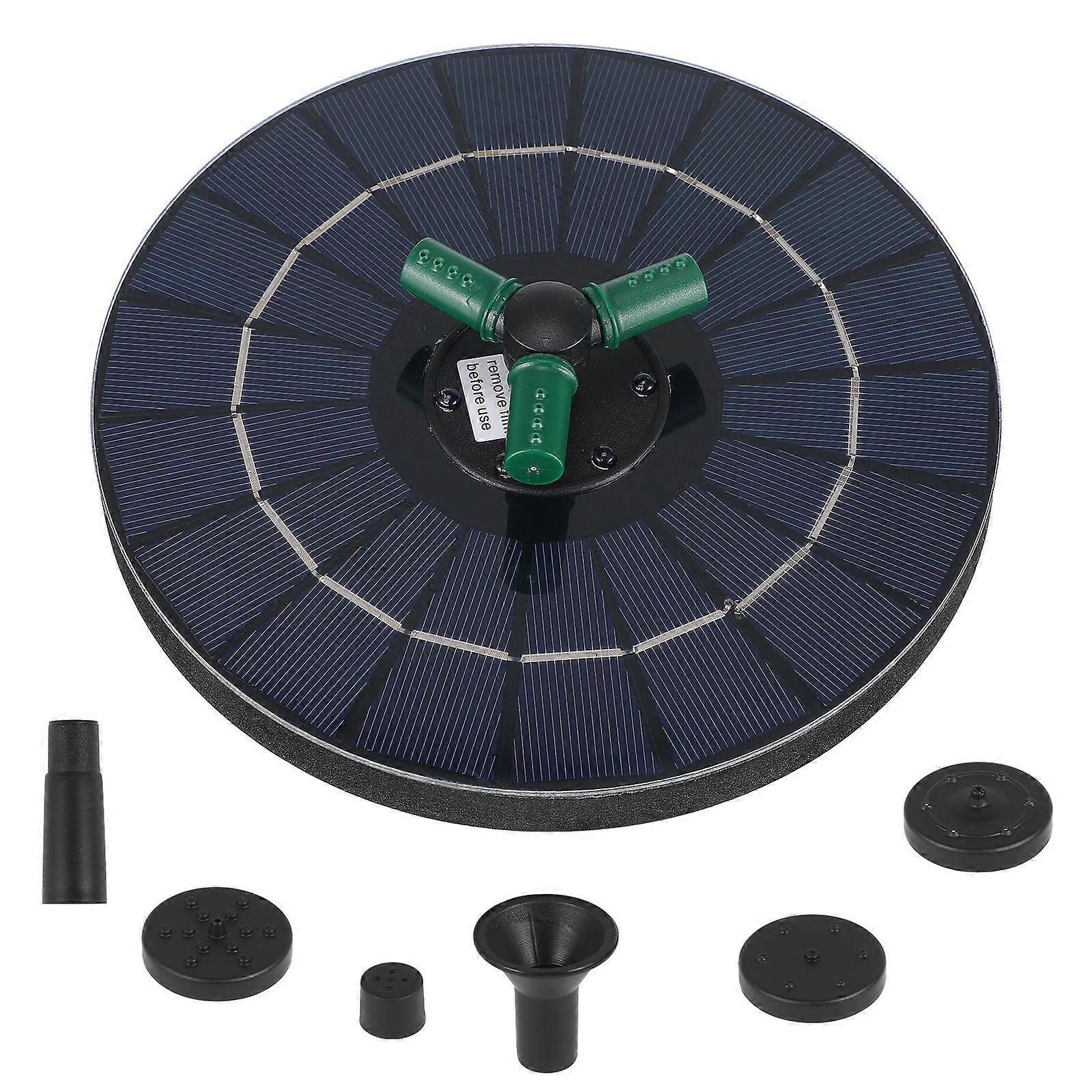 Solar Fountain Disc Pump Bird Bath Solar Water Fountain