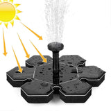 1.4W Solar Pond Fountain Pump with 5 Effects Floating Solar Pump