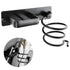 Aluminum Hair Dryer Holder Wall Mounted Organizer Rack