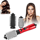 3-in-1 Rotating Hot Air Styler Hair Dryer with Brush