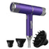 2000W Professional Ionic Hair Dryer with Diffuser Silver Purple
