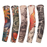 5Pcs Arm Cuffs Tattoo Cover Sleeves Protective Fake Tattoo Look