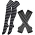 Women Knitted Fingerless Arm Sleeves Winter Costume Party Gloves