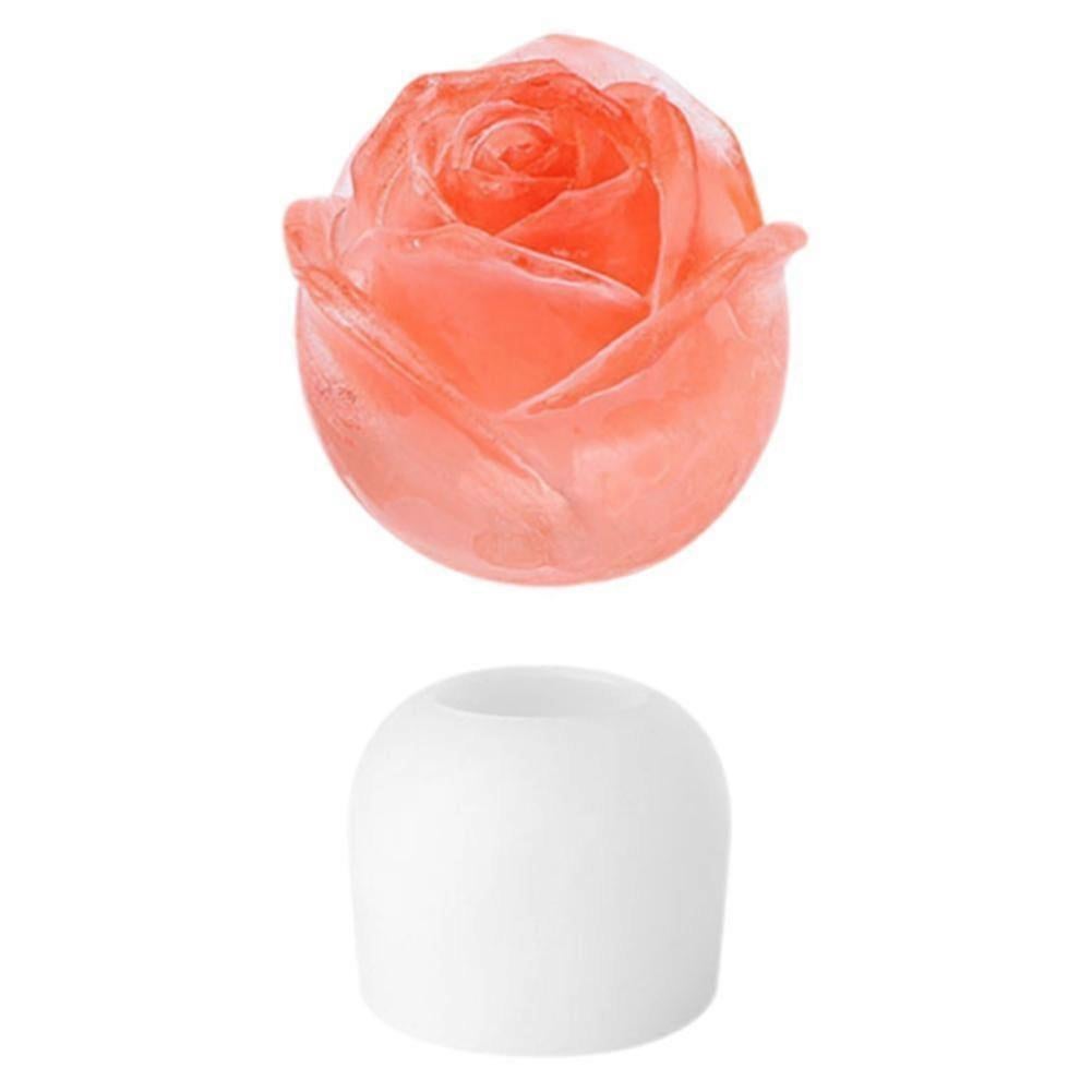 Rose Flower Ice Tray Bear Mold Silicone Ice Maker for Coffee Tea Wine Cola