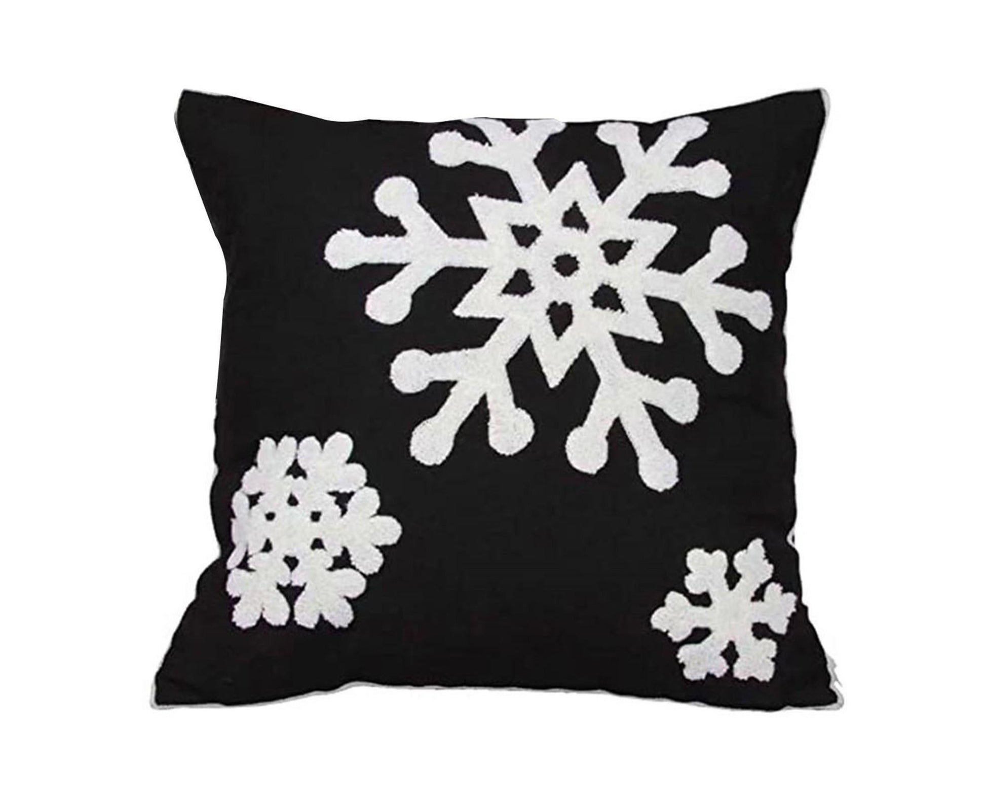 Xmas Throw Pillows Case for Living Room-Black