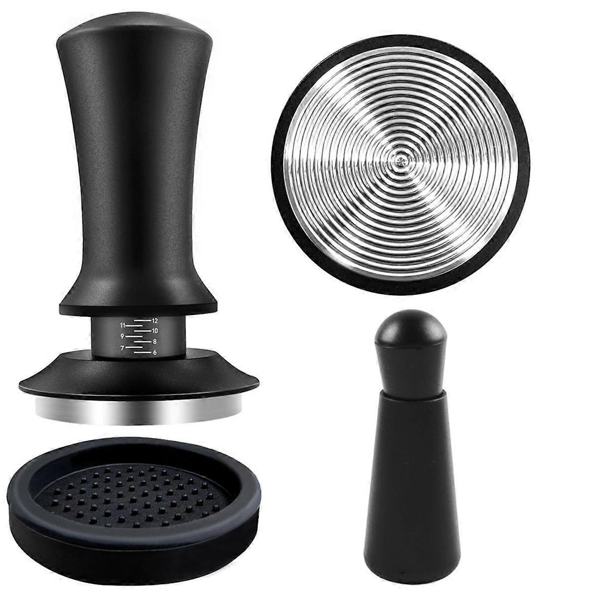 Coffee Tamper Set 51mm with 304 Stainless Steel Base Espresso Tamper Kit