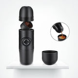 Portable Manual Coffee Maker 70ml Mini Ground Espresso Coffee Maker