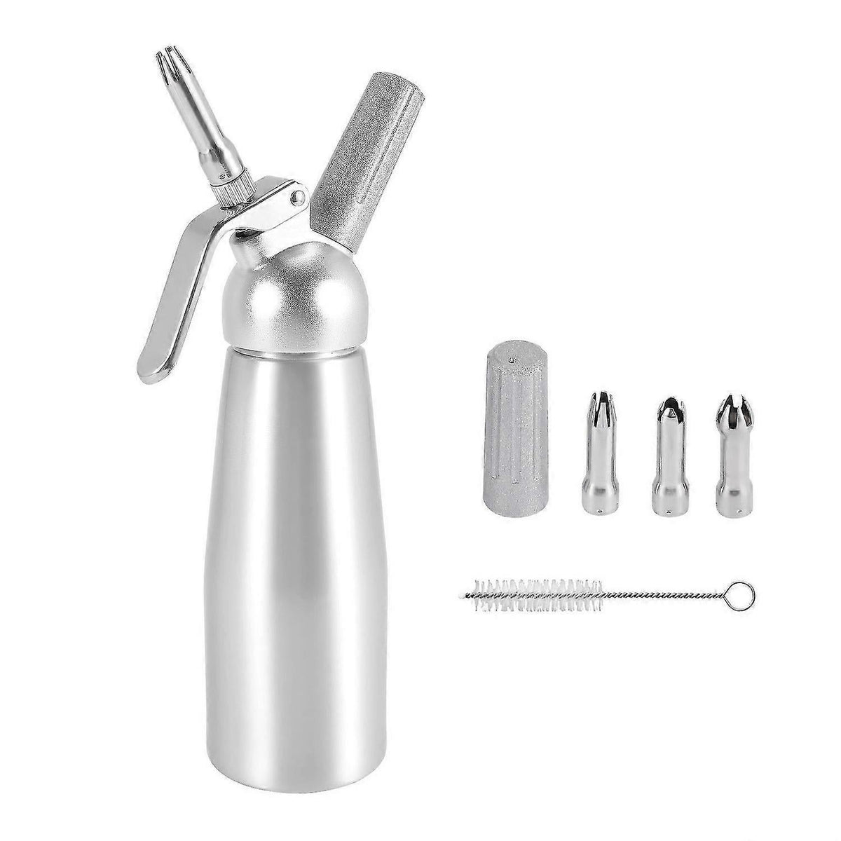 500ml Stainless Steel Whipped Cream Dispenser Professional Cream Canister
