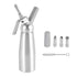 500ml Stainless Steel Whipped Cream Dispenser Professional Cream Canister