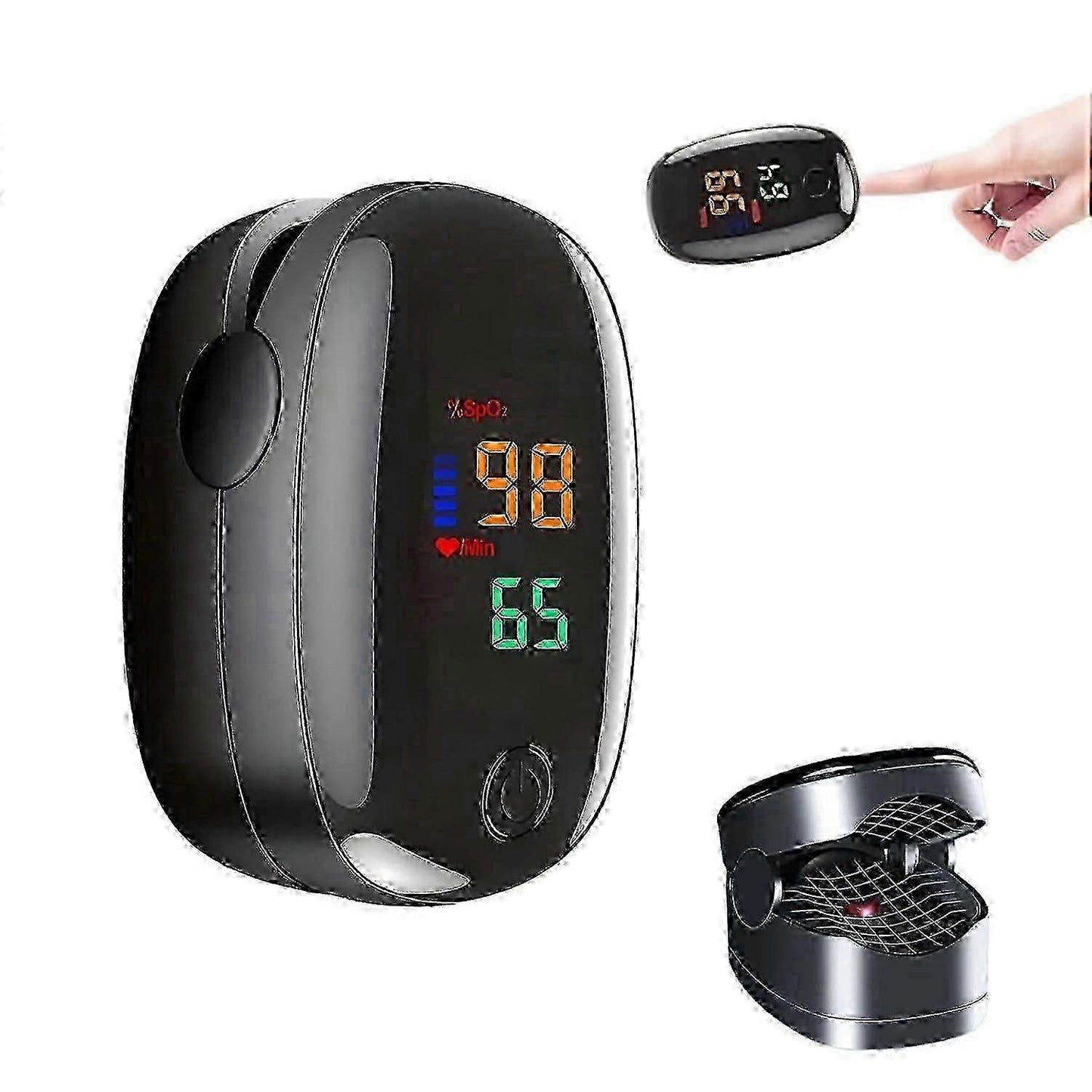 Portable Wellness Monitoring Device with Clear Display