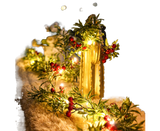 Xmas String Light Garden Decoration-Red