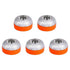 V16 Emergency LED Warning Lights 5PCS, White & Yellow Beacon Traffic Light