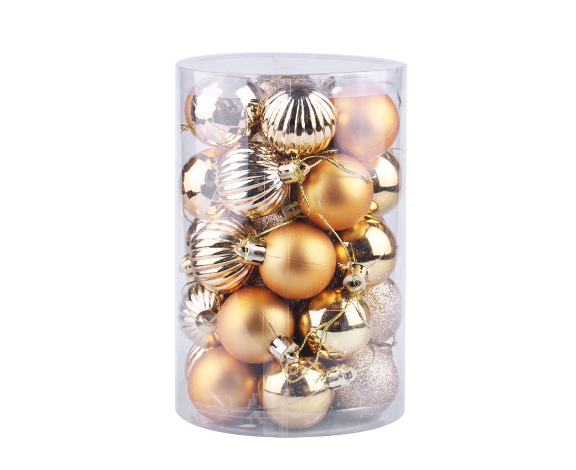 34Pcs Shatterproof Ball for Home-Golden