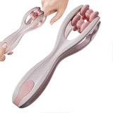 Hand Massage Roller Double Ball Design, Pink Hand Massager Tool