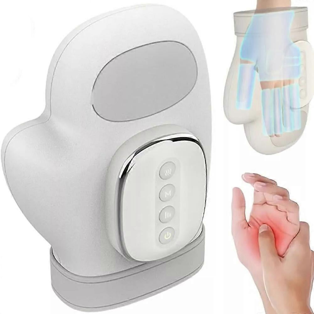 Cordless Hand Massager with Independent Finger Airbag Compression